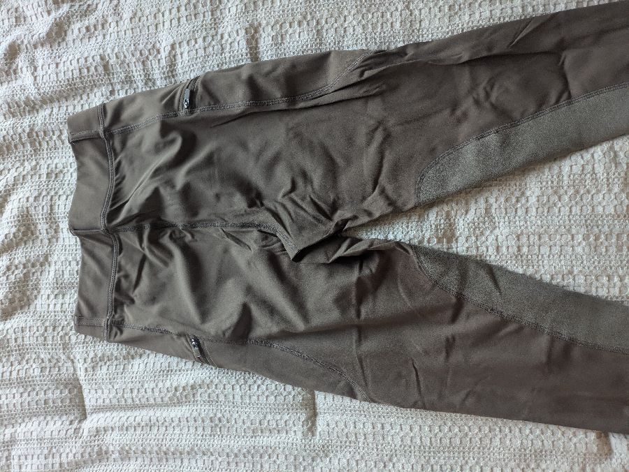XS WOMENS RIDING TIGHTS, BROWN