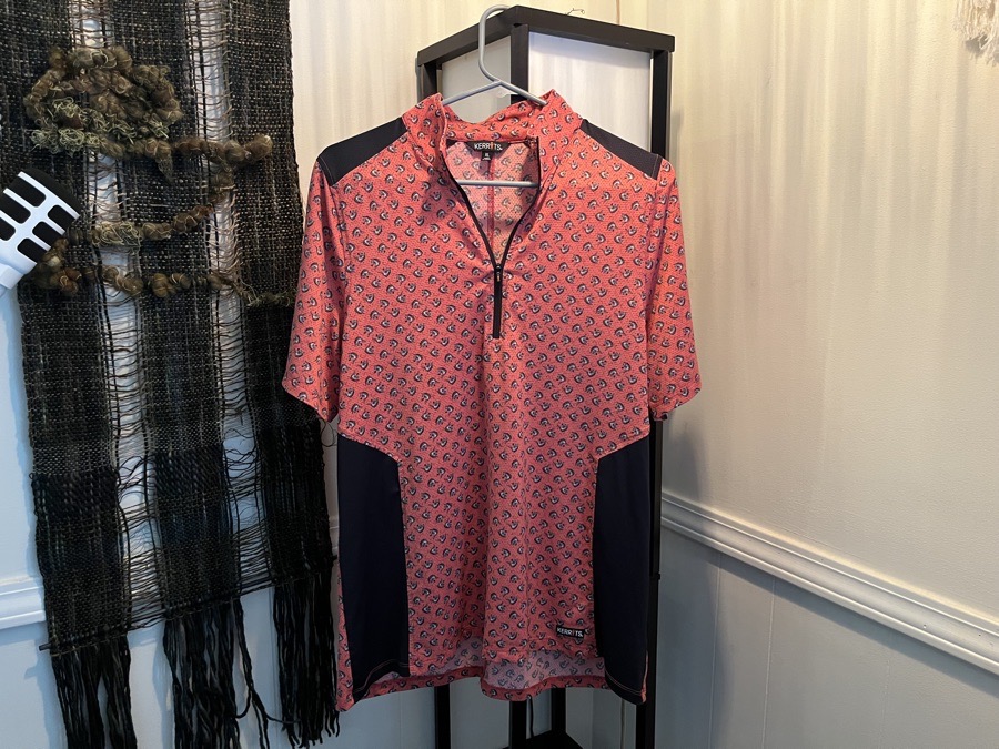 Kerrits ice fil quarter zip short sleeve