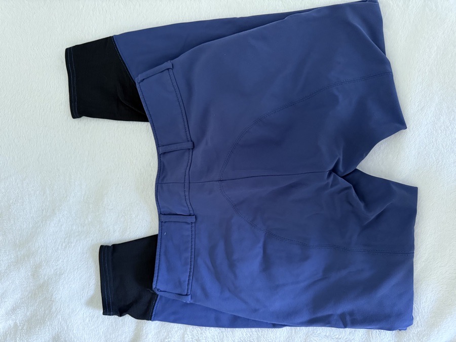 26R RJ Classics knee patch breeches- Blue