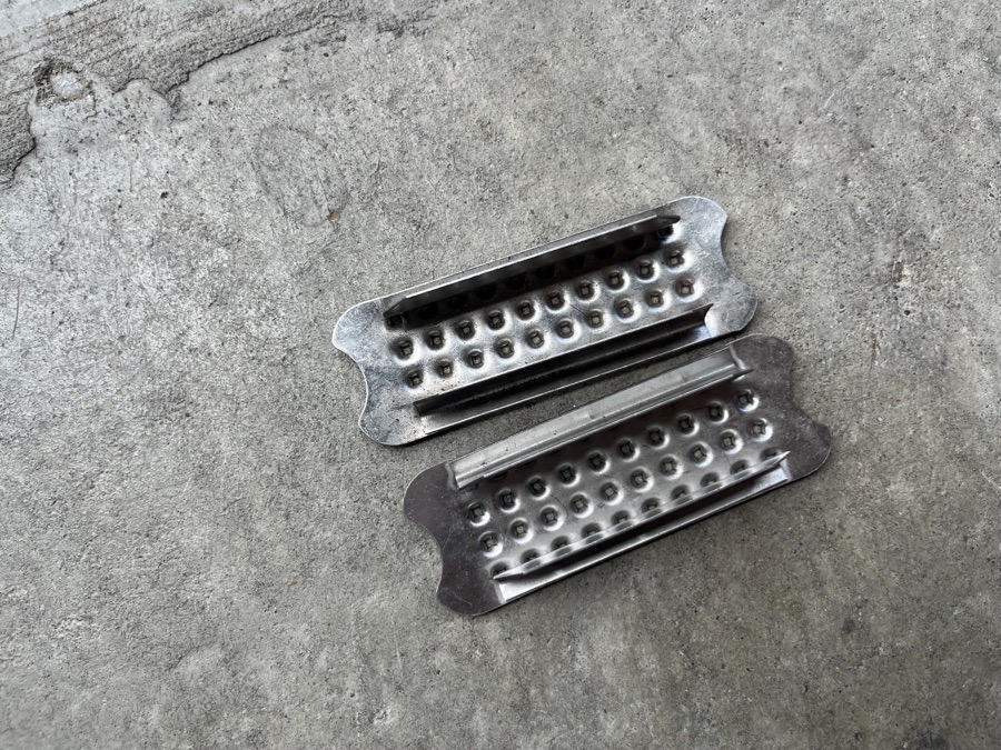 cheese grater stirrup covers