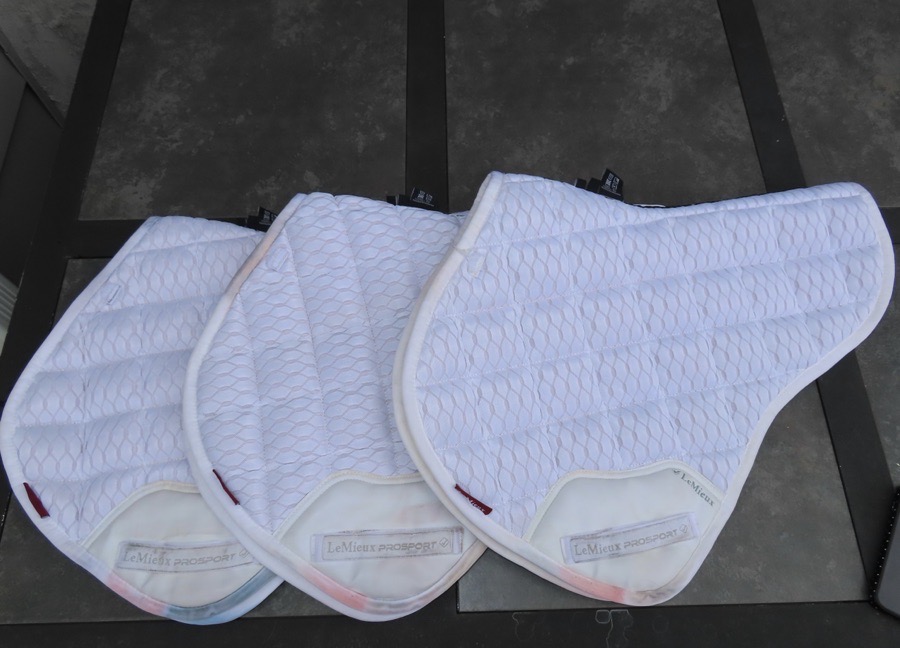 3 Lemieux Pro Sport White Saddle Pad