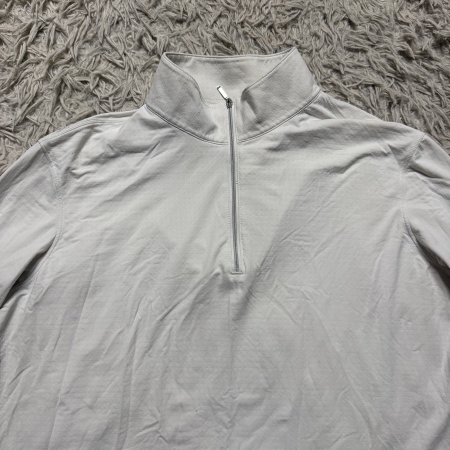 Women’s XXL White Riding Sport Long Sleeve Horseback Riding Show Shirt. Good Con