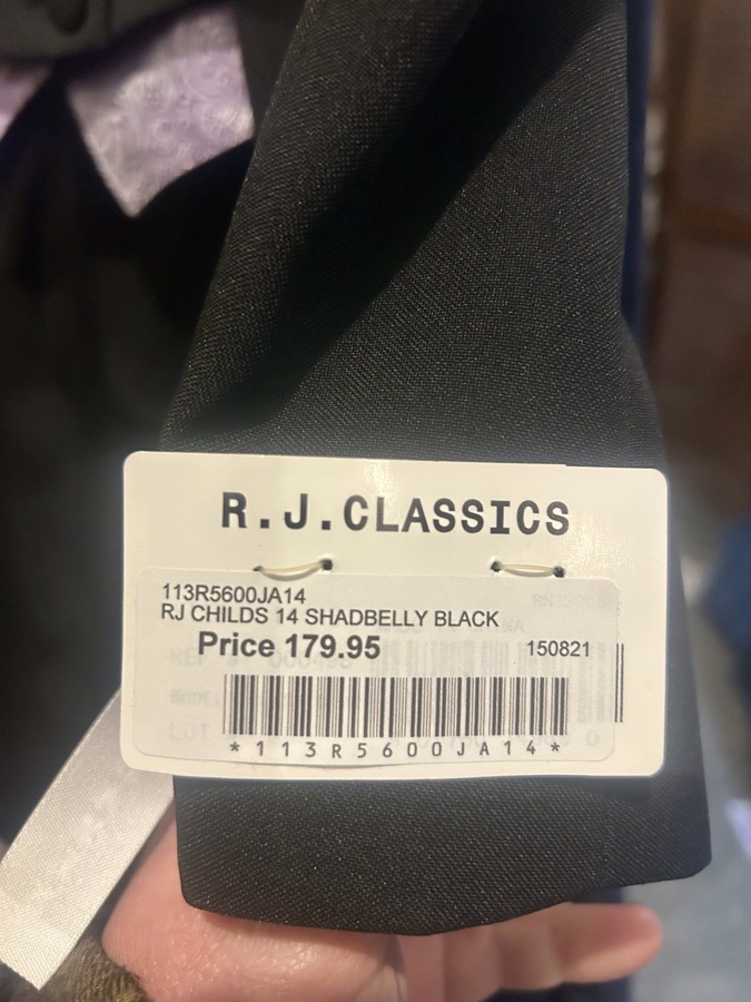 Rj classic child’s shadbelly