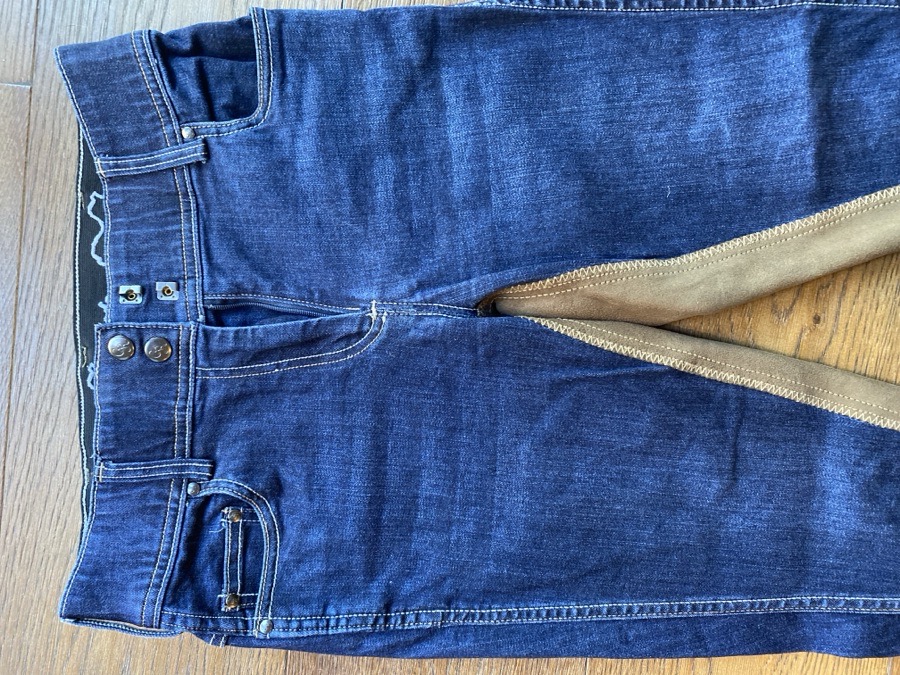 Goode Rider full seat denim breeches 24R