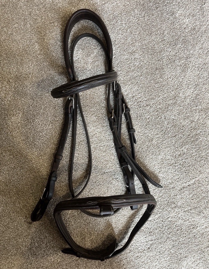 Antares Calfskin Snaffle Bridle