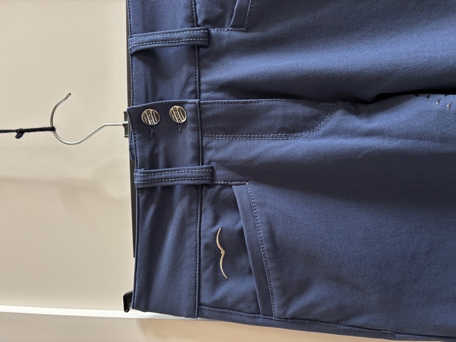 Animo Mizar Full Seat Riding Breeches Blue Size US 26 IT 40 DE 34