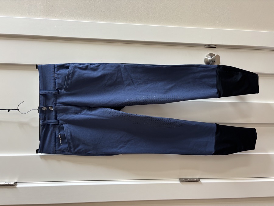 Animo Mizar Full Seat Riding Breeches Blue Size US 26 IT 40 DE 34