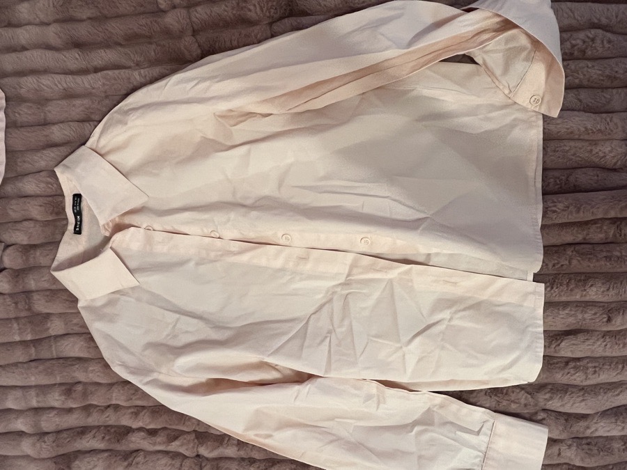 light pink polo longsleeve