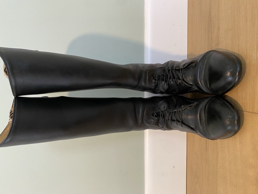 Sergio Grasso Tall Riding Boots –US 8.5 – Extra Tall, Zip, Excellent Condition