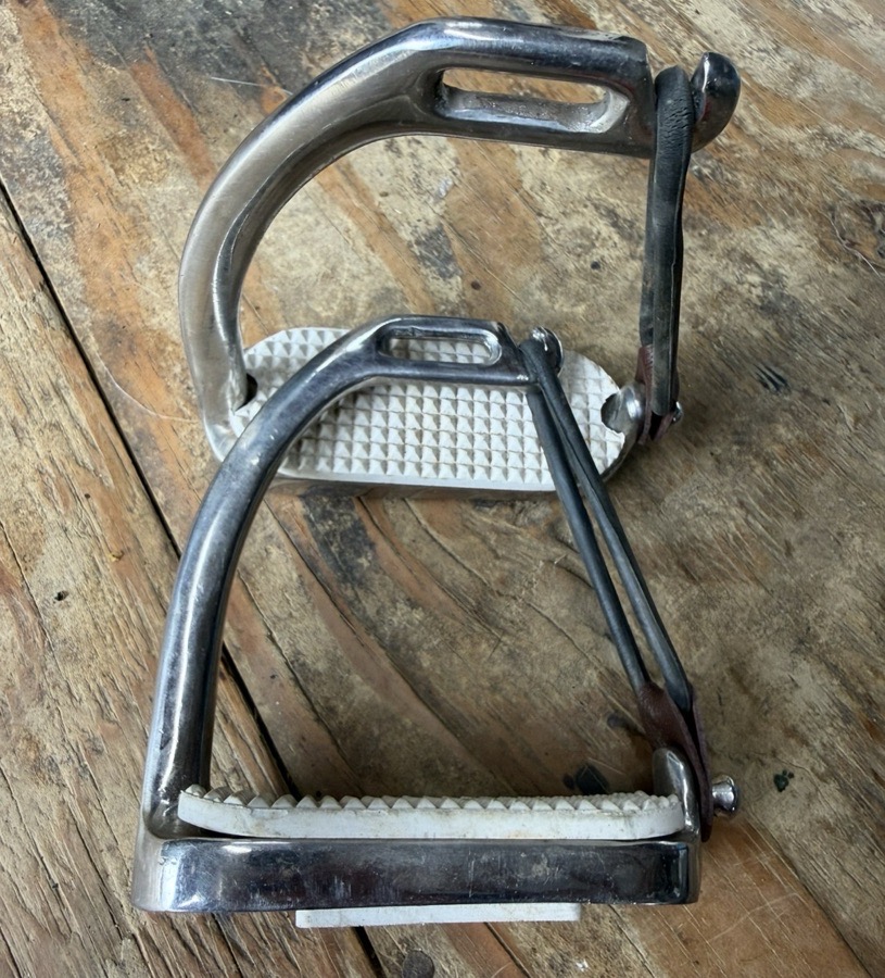 4” peacock irons