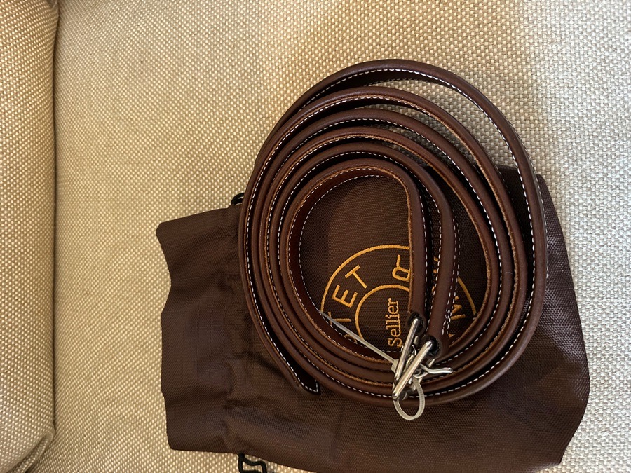 Brand New Brown Butet Stirrup Leathers - size 52 inches (132 cm)