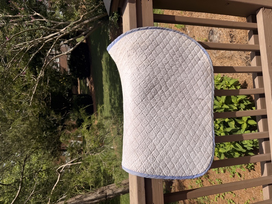 Tuffrider periwinkle saddle pad
