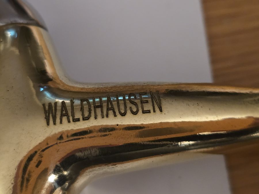 Waldhausen 5.25" copper eggbutt snaffle with lozenge