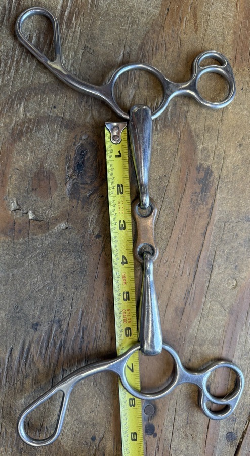 6” Shires French Link Sliding Gag Bit