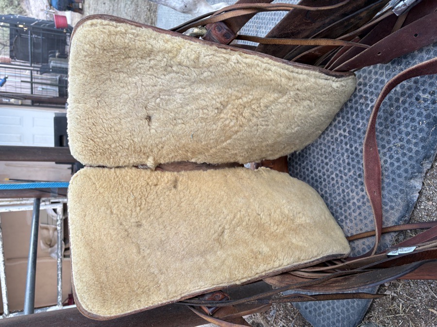 Vintage youth 13” equitation trail saddle