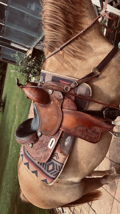 Connie Combs Barrel Saddle