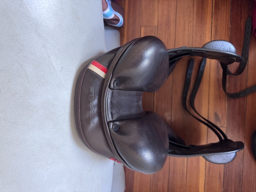 18” 2021 Erreplus EM Monoflap Saddle - WOOL FLOCKED & Fully Adjustable!