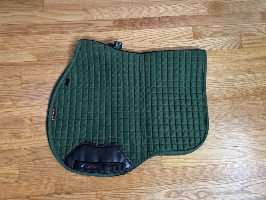 LEMIEUX Hunter Green Suede GP Saddle Pad