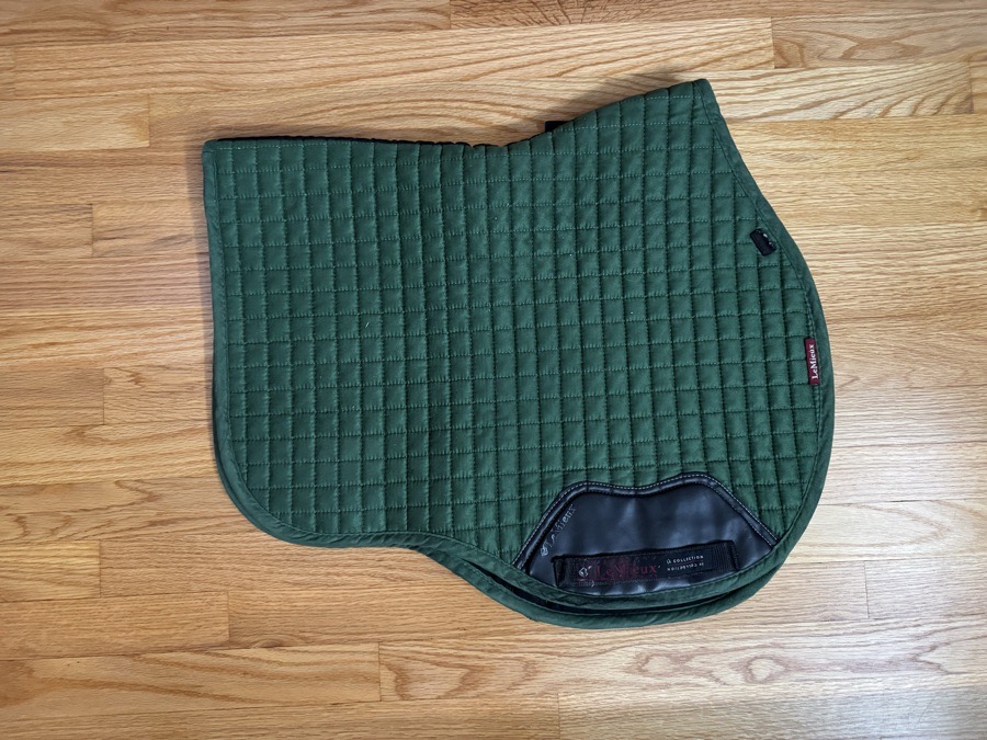 LEMIEUX Hunter Green Suede GP Saddle Pad