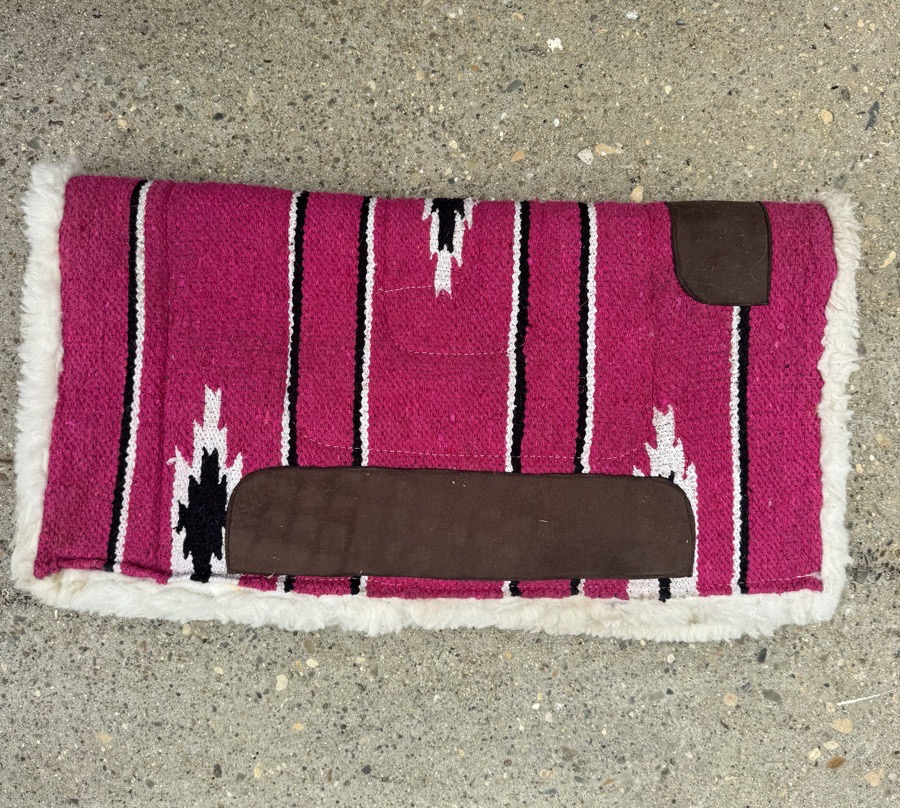 Tough 1 Pony Square Saddle Pad Pink