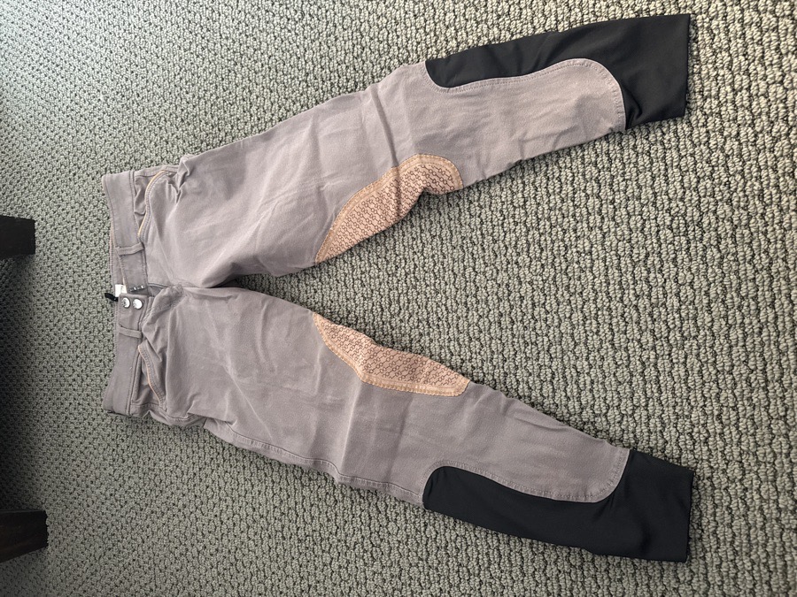 Size 26 Dover Grey and Tan breeches
