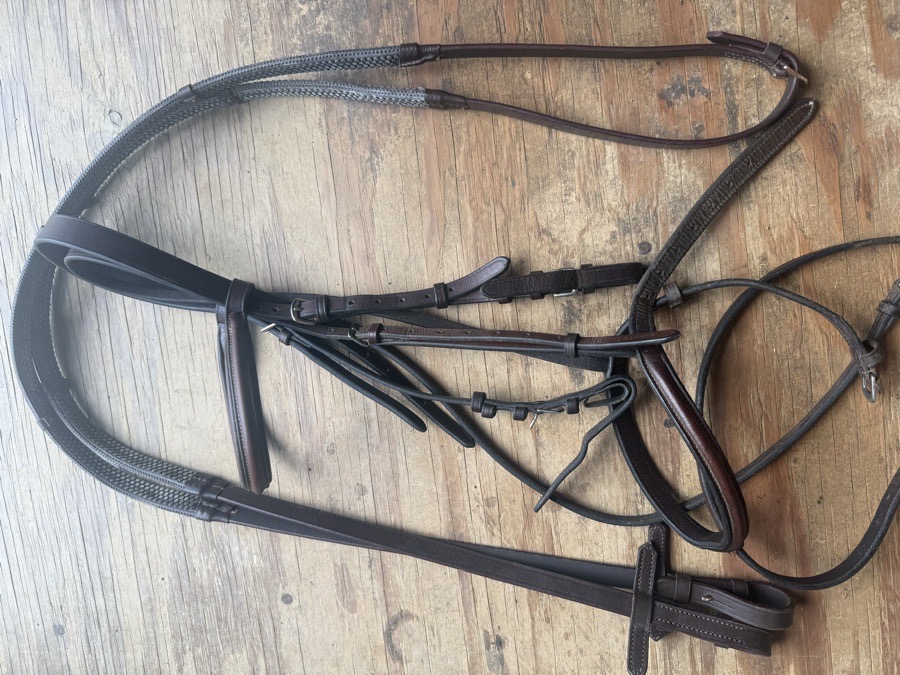 Bobby’s English Tack bridle with reins