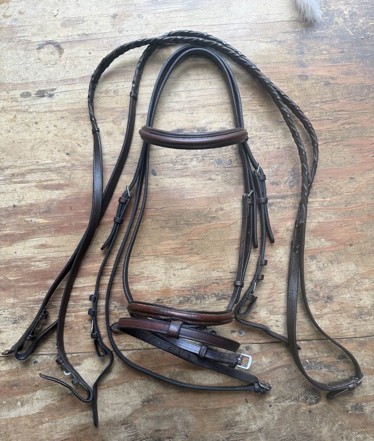 Bobby’s English Tack bridle with reins