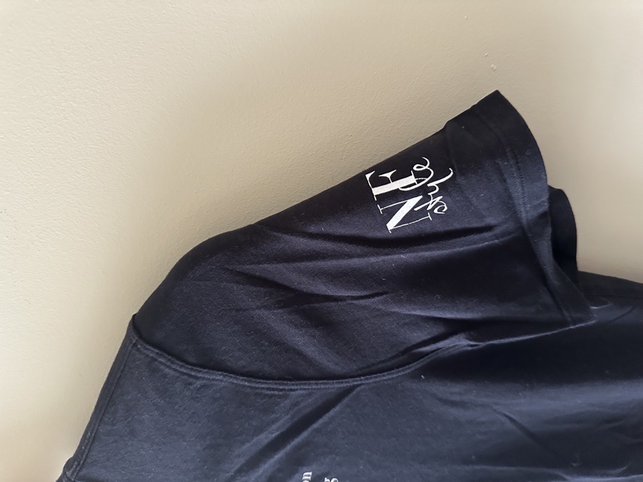 NFStyle Black Crew Neck T-Shirt with City Names