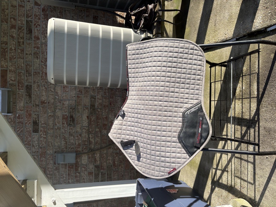 Discontinued Lemieux grey cc saddle pad