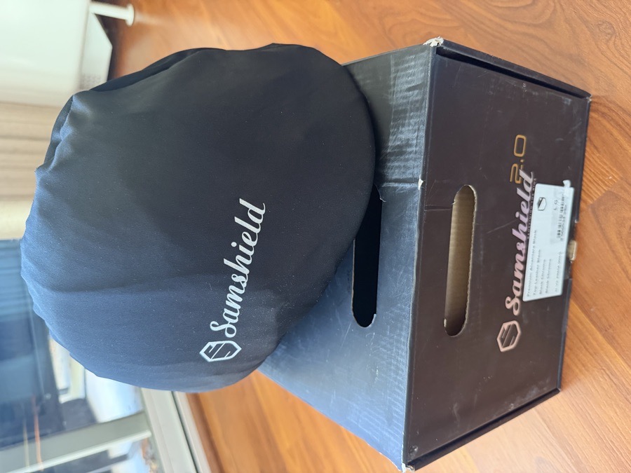 SAMSHIELD Helmet 2.0 premium Alcantra top Leather Black $499