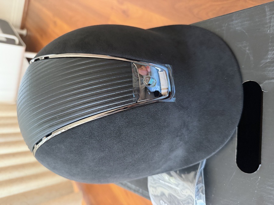SAMSHIELD Helmet 2.0 premium Alcantra top Leather Black $499