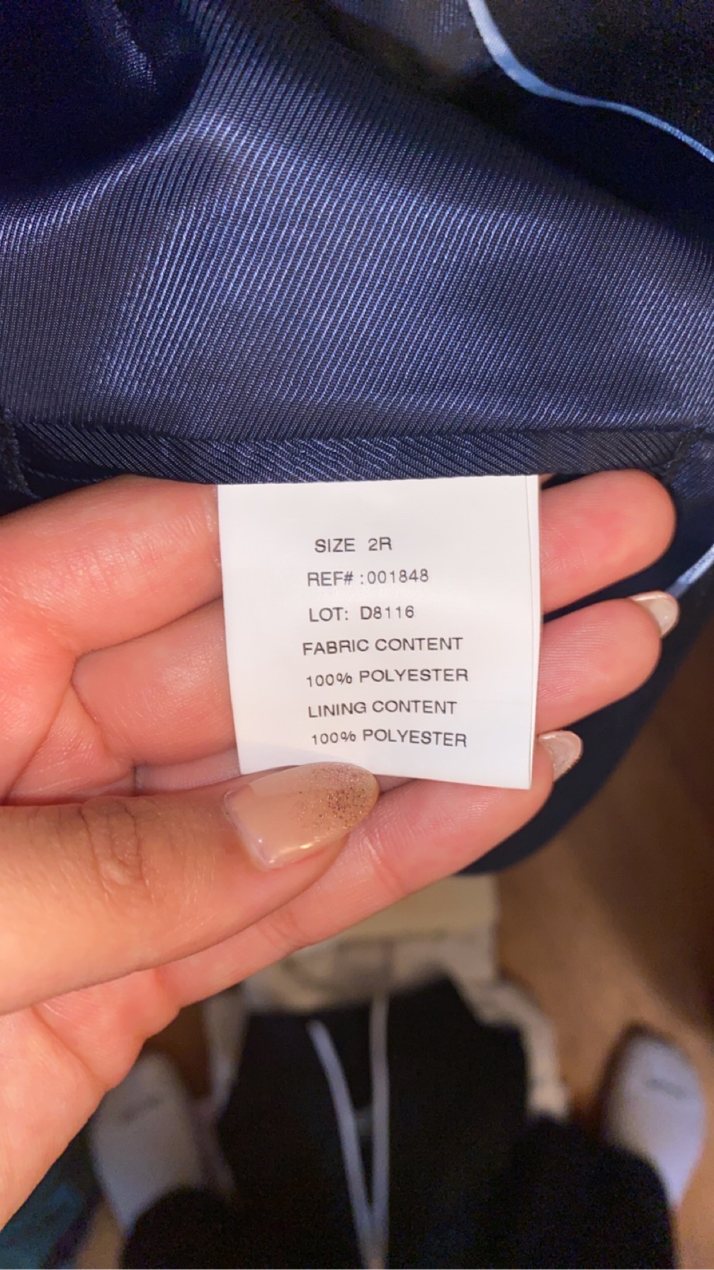 Size 2R RJ Classic Show Jacket 