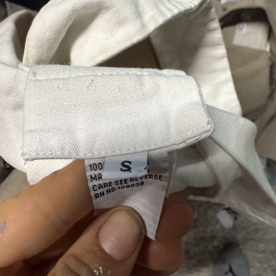 Small White Horseback Riding Equestrian Stock Tie. Good Condition.