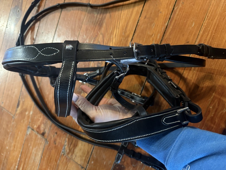 cob sized Horze Venice snaffle bridle