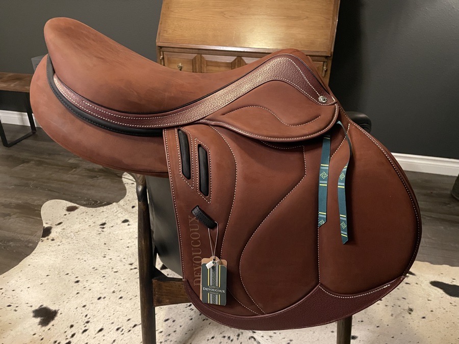 BRAND NEW Devoucoux Biarritz LAB Saddle 17.5” Full Buffalo
