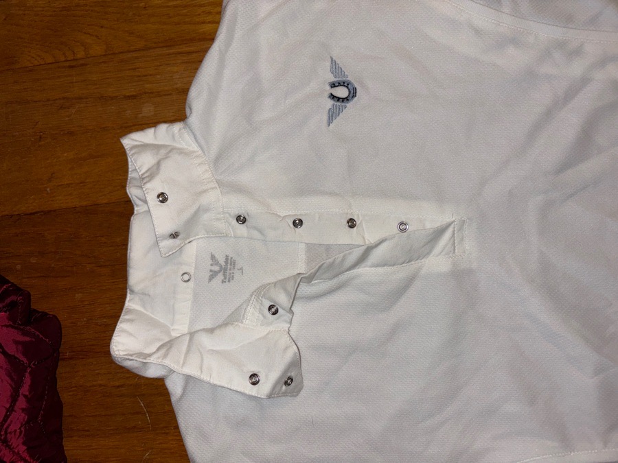 Winter white show shirt 