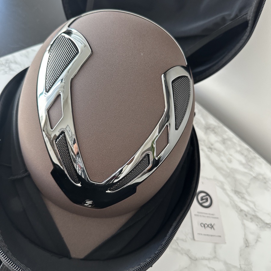 Suomy Apex Helmet - Size 7 - Large Brim - Chrome Brown Matte