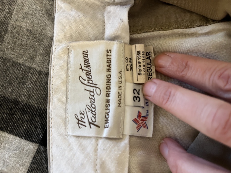Tailored Sportsman 1955 “The Professional” Breeches - 32