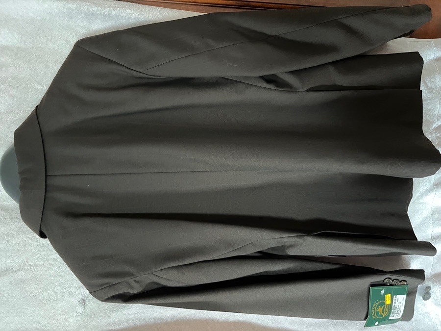 NWT VINTAGE Espresso Brown show coat 8R
