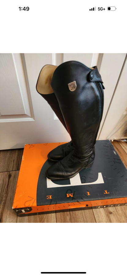 Tucci Galileo with Toe Cap Tall Equestrian Boots