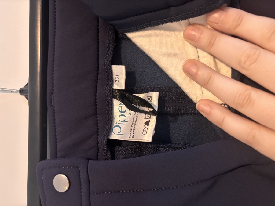 NWT Smartpak Piper Winter knee patch Breeches