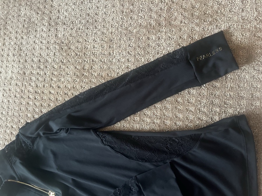 SYNC EQUESTRIAN black lace competition shirt