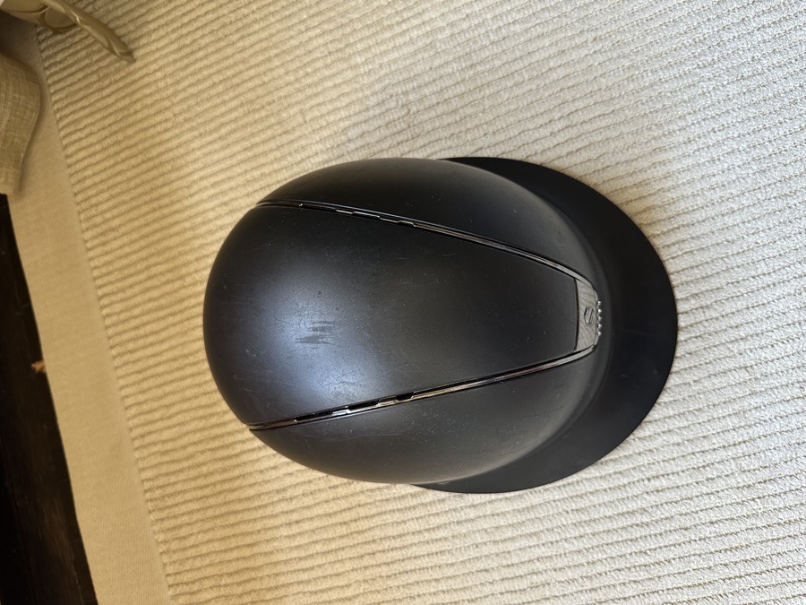 Samshield Miss Shield Black Shadowmatt 5 Swarovski Crystal Helmet - Size Medium 