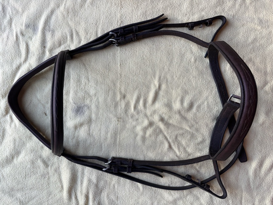 Aramas fancy stitch monocrown bridle