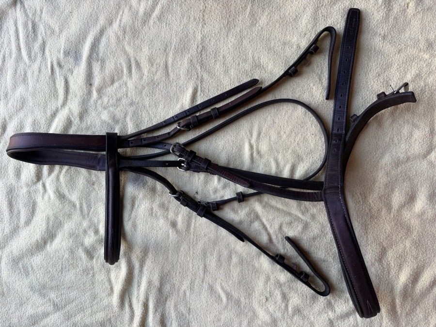 Aramas fancy stitch monocrown bridle