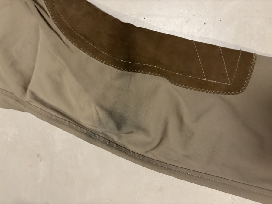 The Tailored Sportsman Women’s tan knee patch breeches, size 30