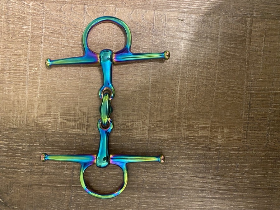 Rainbow stainless steel full cheek snaffle