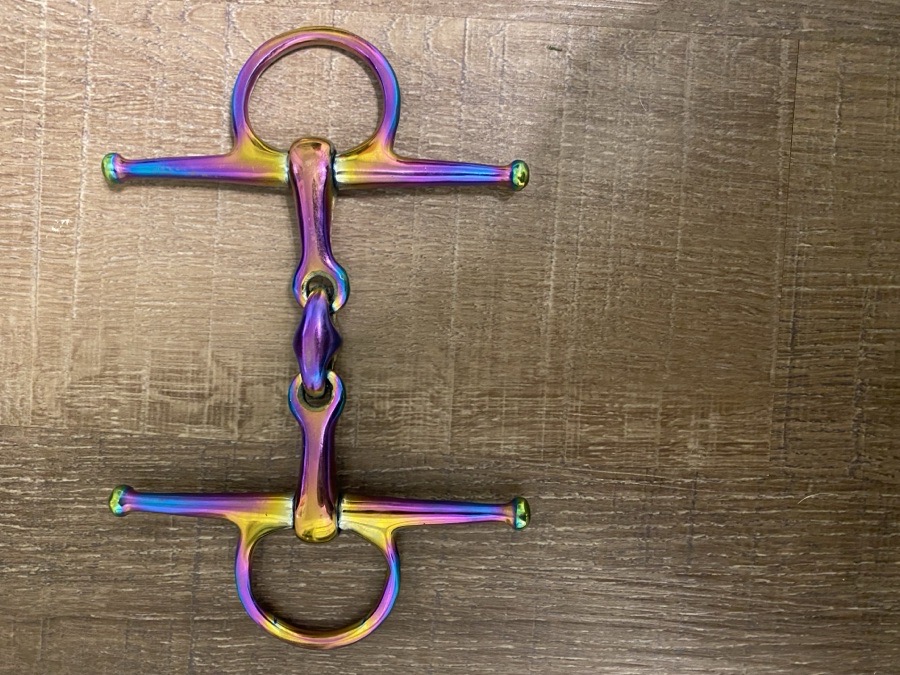 Rainbow stainless steel full cheek snaffle