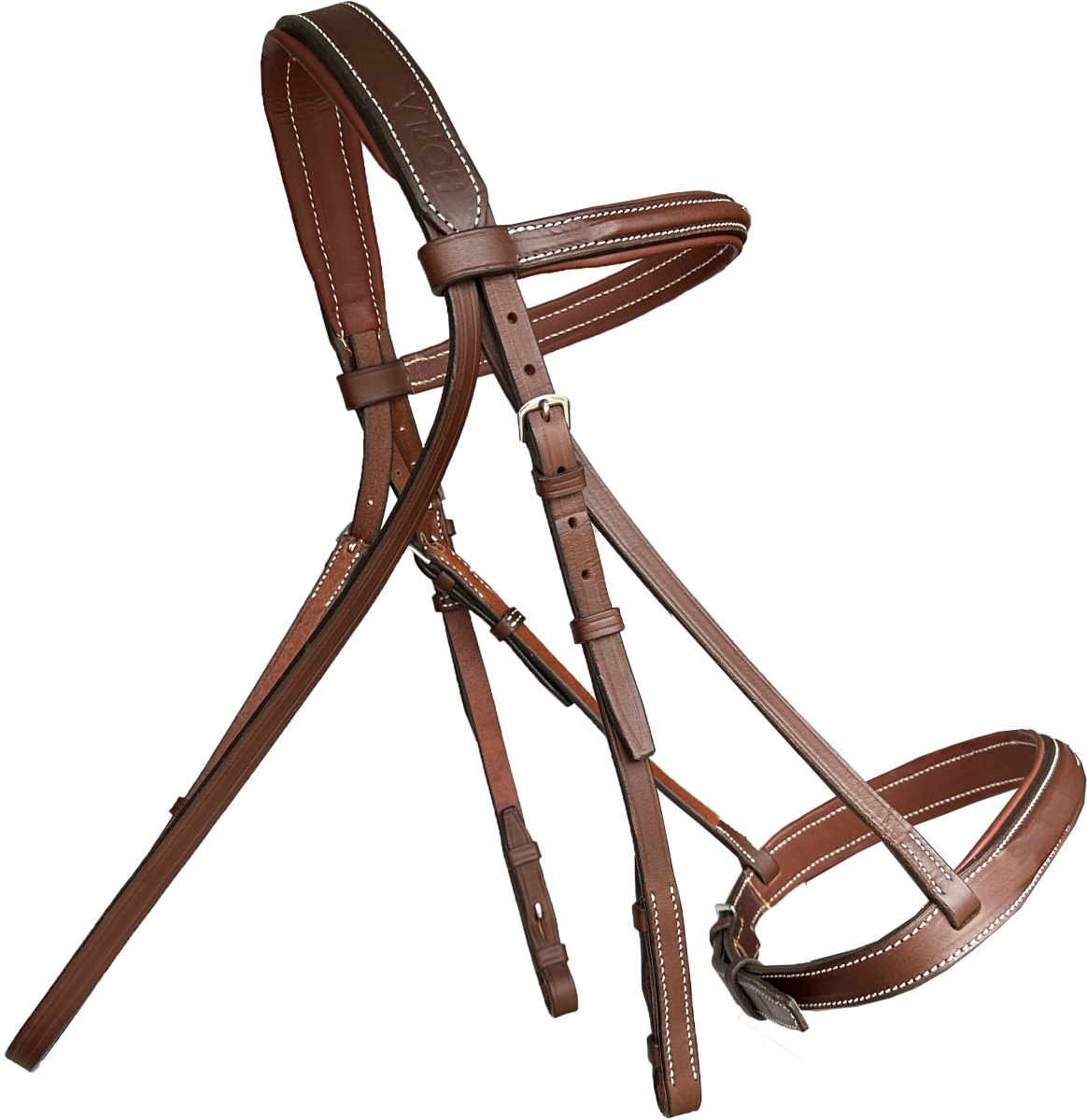 HOPLA Sellerie Hunter Bridle With Fancy Stitching