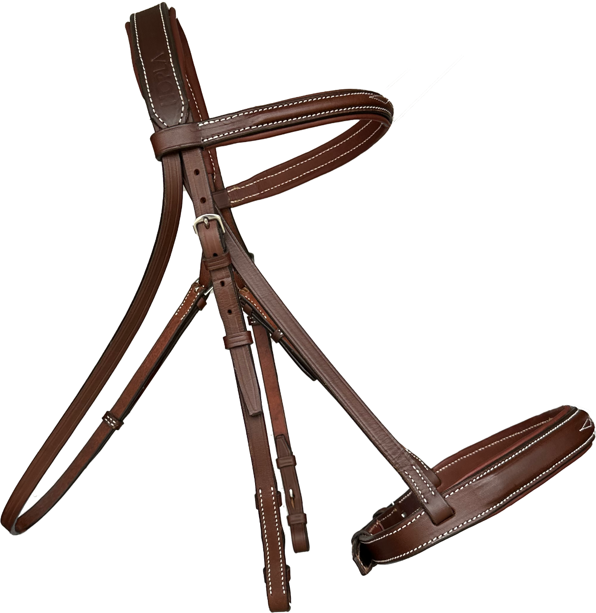 HOPLA Sellerie Hunter Bridle With Fancy Stitching 